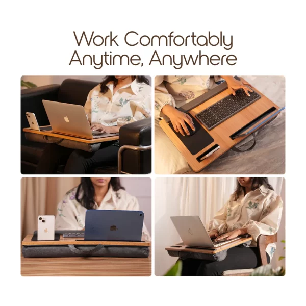 Portable Laptop Desk With Cushion - Image 4