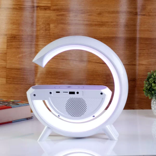 G Lamp with Speaker, Clock and Wireless Charger - Image 2